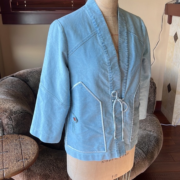 Caron Callahan denim jacket M - Picture 6 of 12